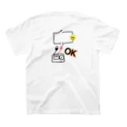 COKcの電球回路　テスターくん スタンダードTシャツの裏面