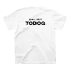 TODOQ（トドキュー）のTODOQロゴ ブラック スタンダードTシャツの裏面