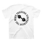 GYM GALのdumbbell training スタンダードTシャツの裏面