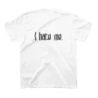 もりそらしょっぷのI hate me. [ver.1] スタンダードTシャツの裏面