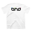 b.n.d [街中でもラグビーを！]バインドのbindマーク スタンダードTシャツの裏面