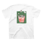 dolidoliのPOP MOMONGA 緑色 スタンダードTシャツの裏面