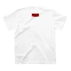 MAD AMANO PARODY SHOPの自由の女神群像(MAGA)-MAD AMANO Regular Fit T-Shirtの裏面