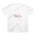 ゆかいななかまたちの溶ケーキとぶっささりくん スタンダードTシャツの裏面