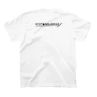 マスクを強要しない かわうそさんのかわうそ君のマスク強要しません（水色タイプ2）  Regular Fit T-Shirtの裏面