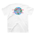 Mona♡ChirolのWorld of Love＆Peace＆SmileーPink Vol.4ー Regular Fit T-Shirtの裏面