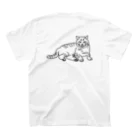 alligator_artの生まれ変わったら猫になりたい Regular Fit T-Shirtの裏面