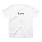 Rangetuのネモフィラと花 スタンダードTシャツの裏面