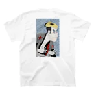 keeeeeep smilingのロックンロール写楽 Regular Fit T-Shirtの裏面