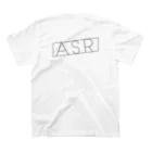 ALBINIA SKATE ROOMのASR "The Square" スタンダードTシャツの裏面