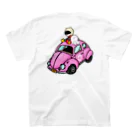 Nhat mark@atelier CHORINのGood friend × ピンクかぶとむし Regular Fit T-Shirtの裏面