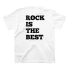 L&RのL&R  LIVE and ROCK  ROCK IS THE BEST 表裏デザイン スタンダードTシャツの裏面