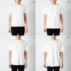 辛子明太子の私が　rootです Regular Fit T-Shirt :model wear (male)