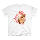 カワウソとフルーツの愛を叫ぶカワウソ（うちの子） スタンダードTシャツ