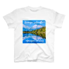 goristoの湖面に映る風景 スタンダードTシャツ