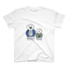 ひなたけ商店のCAPTAIN WHITE BEAR AND JUNIOR 浴衣Tシャツ スタンダードTシャツ