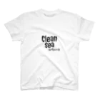 Japan sea のClean sea surfboards スタンダードTシャツ