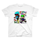 TAKAPINCHーTSHIRTS SHOPーのSKATEBOY&TEINE'ckZOMBIE スタンダードTシャツ