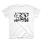 高野寛のSUZURIのabstract-mono スタンダードTシャツ