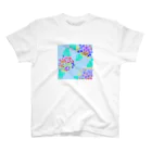 yama_nekomimiの紫陽花 Regular Fit T-Shirt
