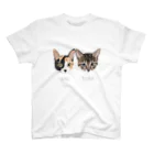 みきぞーん｜保護猫 ミッキー画伯と肉球とおともだちのame & tora Regular Fit T-Shirt