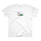 晴田書店のお山と太陽 Regular Fit T-Shirt