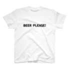 キるフェス-音楽系T-shirtショップ-のBEER PLEASE スタンダードTシャツ