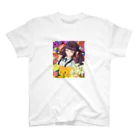 chicodeza by suzuriの花の女の子 Regular Fit T-Shirt