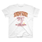 SUNDAYS GRAPHICSのSUNDAY SUNDY No.2(カレッジロゴ)  Regular Fit T-Shirt