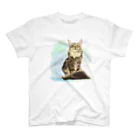 ねこおじさんのなんりんのHi_Ro_Shi スタンダードTシャツ