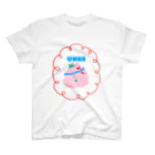 nyahokoのでこらてぃぶ UNKO ぴんく スタンダードTシャツ