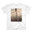 aoi.aoの砂浜の上の足跡 - I was, I am, I will be Regular Fit T-Shirt