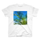 PalmHealingのヤシの木 Regular Fit T-Shirt