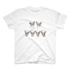 みきぞーん　【保護猫ミッキーとお友だち】のarcade & miaplacidus & hoshi & cochu & lino & sina Regular Fit T-Shirt