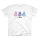 nagiのmemeが3匹（夢カワパステル） Regular Fit T-Shirt