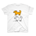 柴犬しばわんこhana873のしばいぬさんたち(白と黄色)柴犬さんたち スタンダードTシャツ