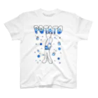 きょむぱショップのPOTATOブルー スタンダードTシャツ