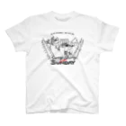 Akelto Dohnal のSunny Shiny Superb SUNDAY (サニーシャイニースパーブサンデー)(黒線ver.) ロックフェス スタンダードTシャツ