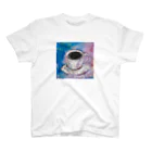 未来はいまのコーヒーという居場所 Slowly slowly スタンダードTシャツ