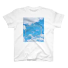 ゆにねこ惑星のପ天使の夏休みଓ青空旅行(淡) スタンダードTシャツ