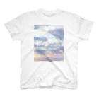 ゆにねこ惑星のପ天使の夏休みଓ夕暮れ旅行(淡) スタンダードTシャツ