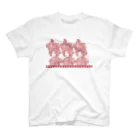 ハナドリカ SUZURI店の「朝顔ガール」アカネパート Regular Fit T-Shirt