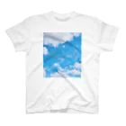 ゆにねこ惑星のପ天使の夏休みଓ青空旅行(枠なし)(淡) Regular Fit T-Shirt