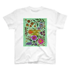 marimo shopのGarden Flower グリーン Regular Fit T-Shirt