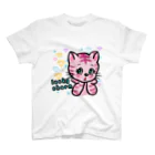 lucky charmのピンクベリーキャット♡ Regular Fit T-Shirt