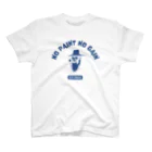 no paint no gainのNEKONIHIKKAKARETERUNDESUWA（カラー） スタンダードTシャツ