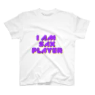 acothemusicのI AM SAX PLAYER Regular Fit T-Shirt