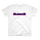 skamuzik a go goのSkamuzik（青赤） Regular Fit T-Shirt