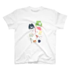 とりやまいろいろグッズの鳥と生活 スタンダードTシャツ