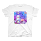 サメとメンダコ[namelessmm2]の宇宙ダイナー Regular Fit T-Shirt